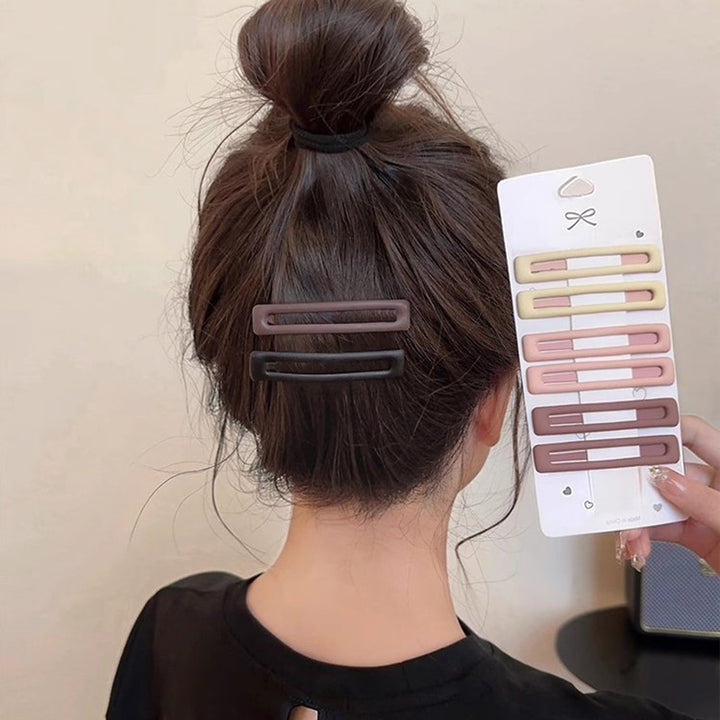 Matte BB Clips Side Bangs Hair Clips 6 PCS Set Hair Accessories Wholesale