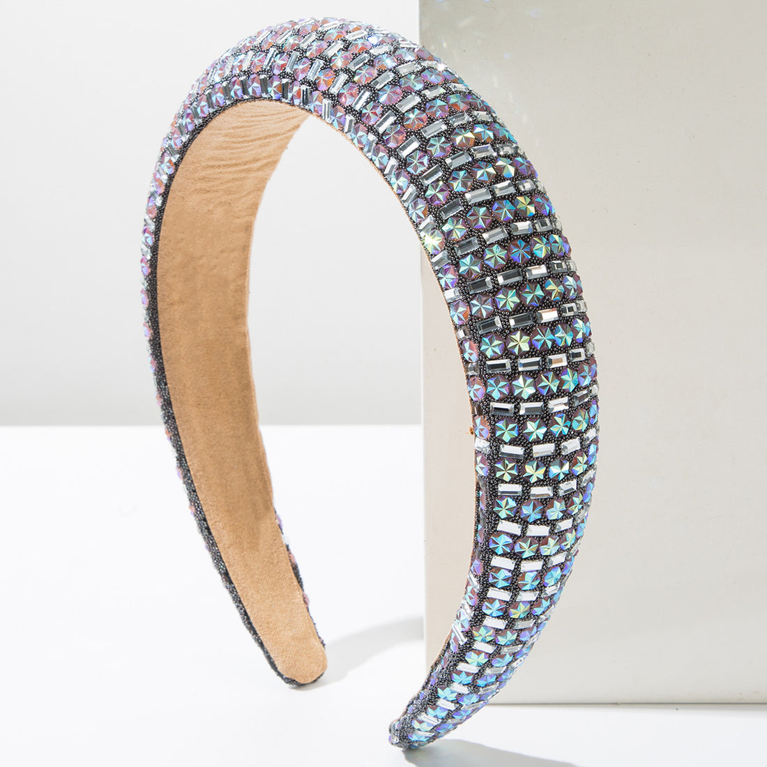 Sparkling Rhinestone Glass Diamond Baroque Headband Hair Accessories Wholesale