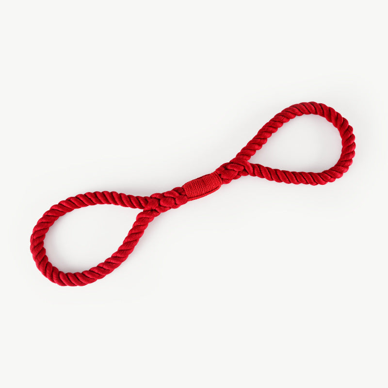 Woven Eco Cotton Nautical Knot Interactive Training Pet Chew Toy