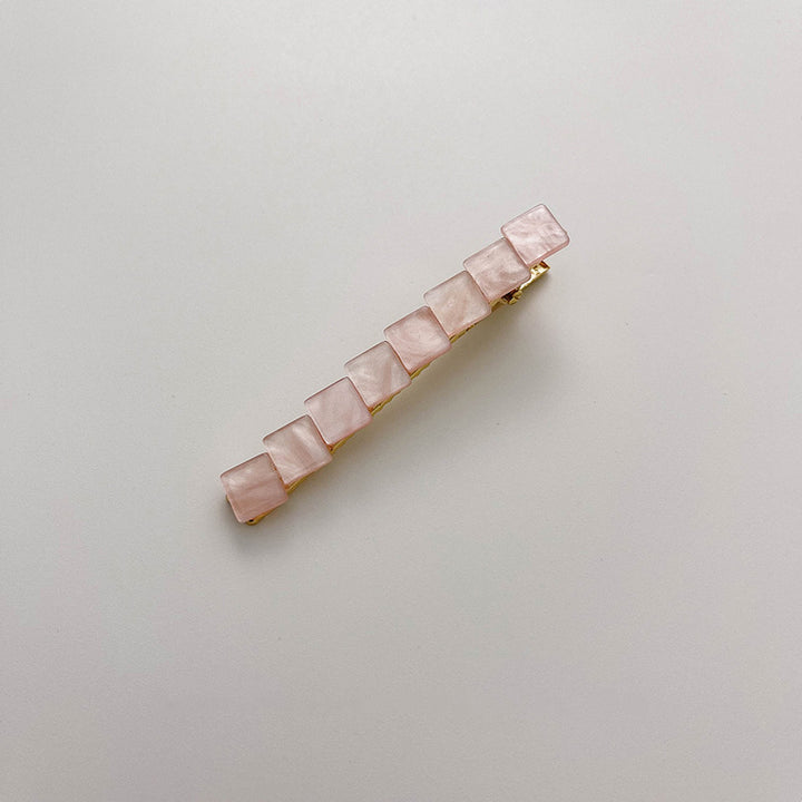 Small Square Acetate Strip Duckbill Clip Hair Clip Hair Accessories Wholesale