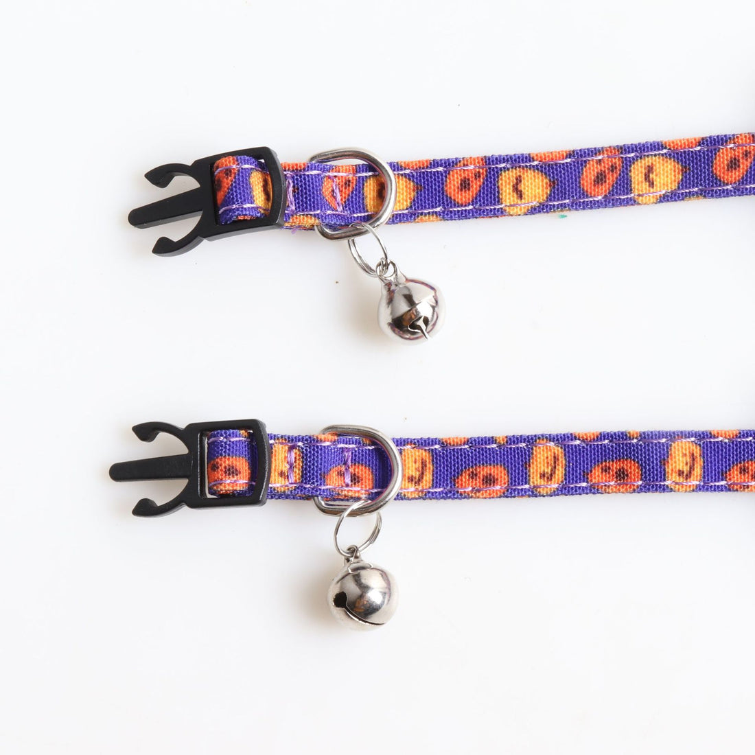 Halloween Pumpkin Print Triangle Towel Saliva Bib Bow Pet Collar