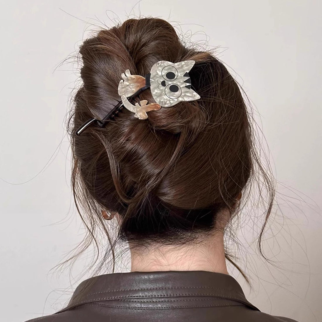 Cute Kitten Resin Hair Twist Clip Hair Clip Hair Accessories Wholesale