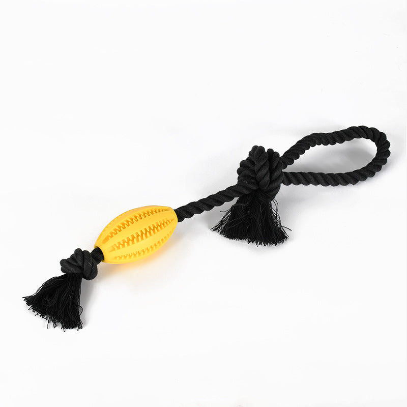 Cleaning Teeth Grinding Leaking Food Ball Cotton Pet Chew Toy