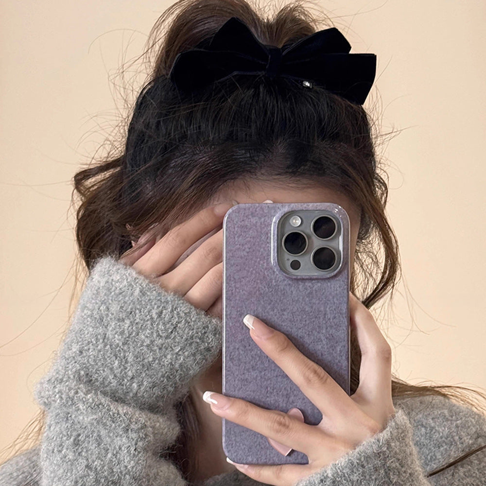 Red Velvet Bow Duckbill Clip Bangs Hair Clip Hair Accessories Wholesale