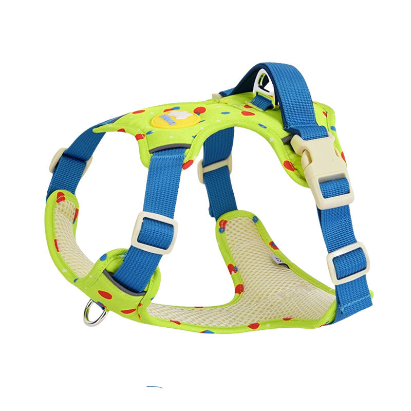 Back Straps Reflective Vest Adjustable Anti-Choke Pet Dog Harness