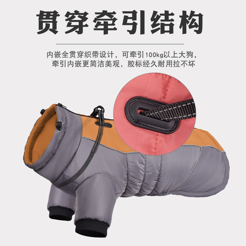 Warm Waterproof Reflective Cotton Jacket Pet Clothing Apparel