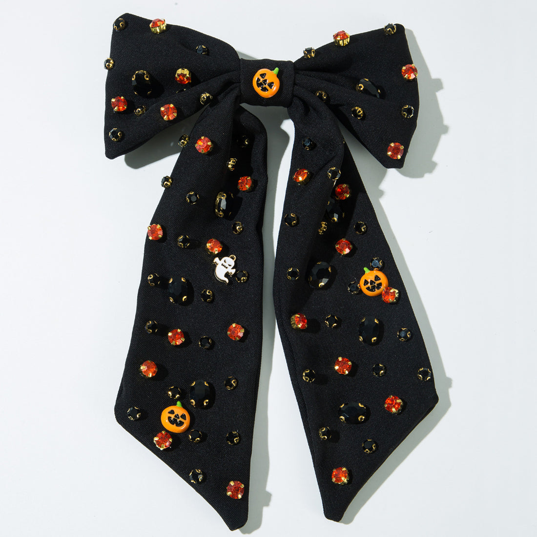 Pumpkin Ghost Fabric Bows Halloween Hair Clip Hair Accessories Wholesale