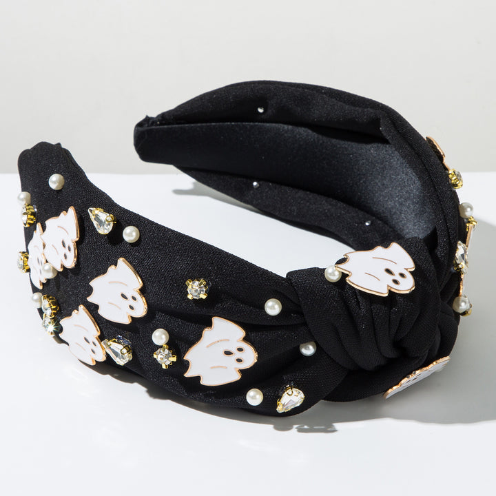 Ghost Ornaments Rhinestones Halloween Headband Hair Accessories Wholesale