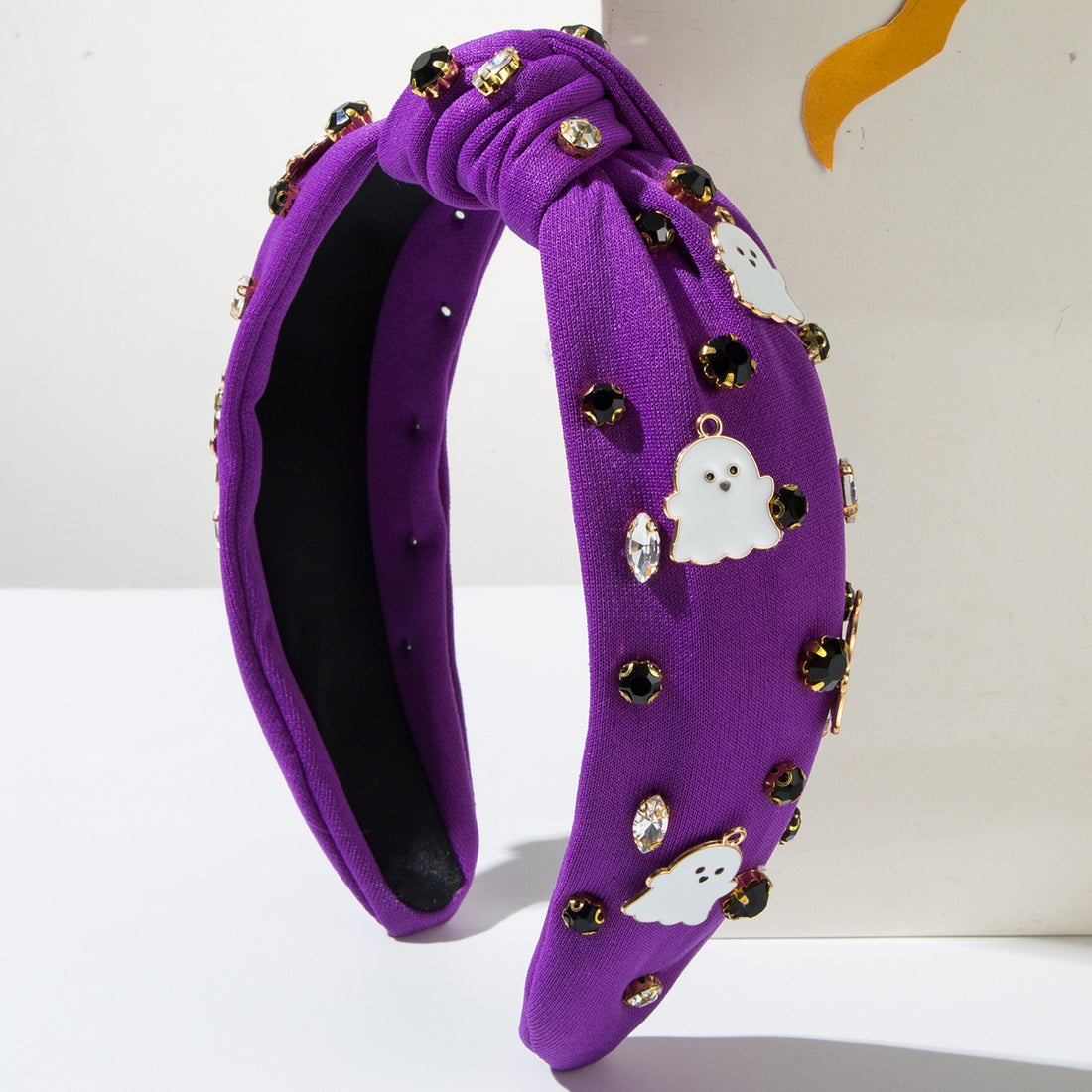 White Ghost Ornaments Halloween Fabric Headband Hair Accessories Wholesale