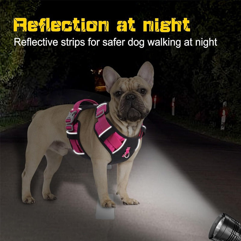 Breathable Two Color Reflective Vest Adjustable Pet Dog Harness