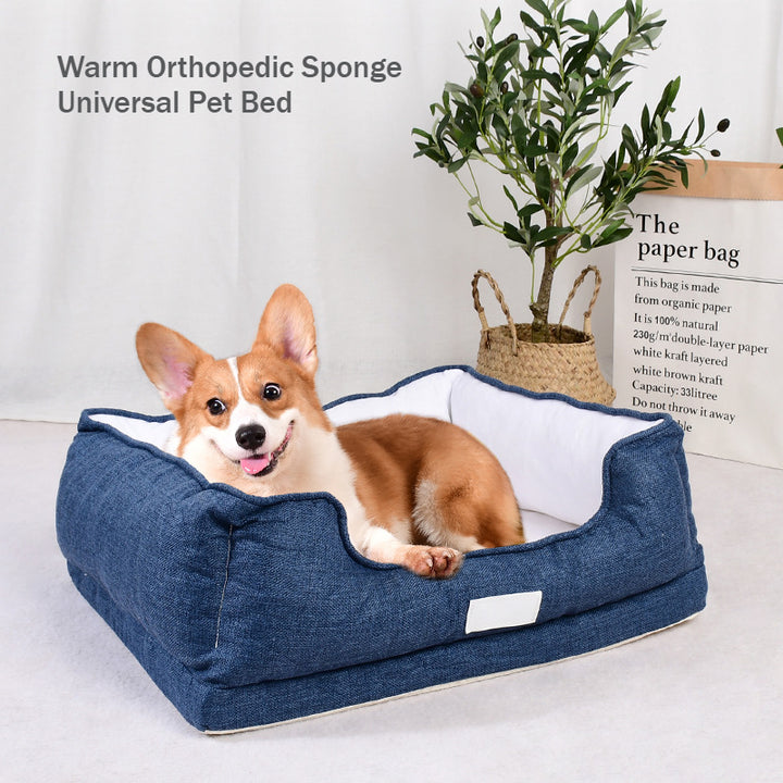 Warm Orthopedic Sponge Universal Pet Bed Removable Dog Mattress