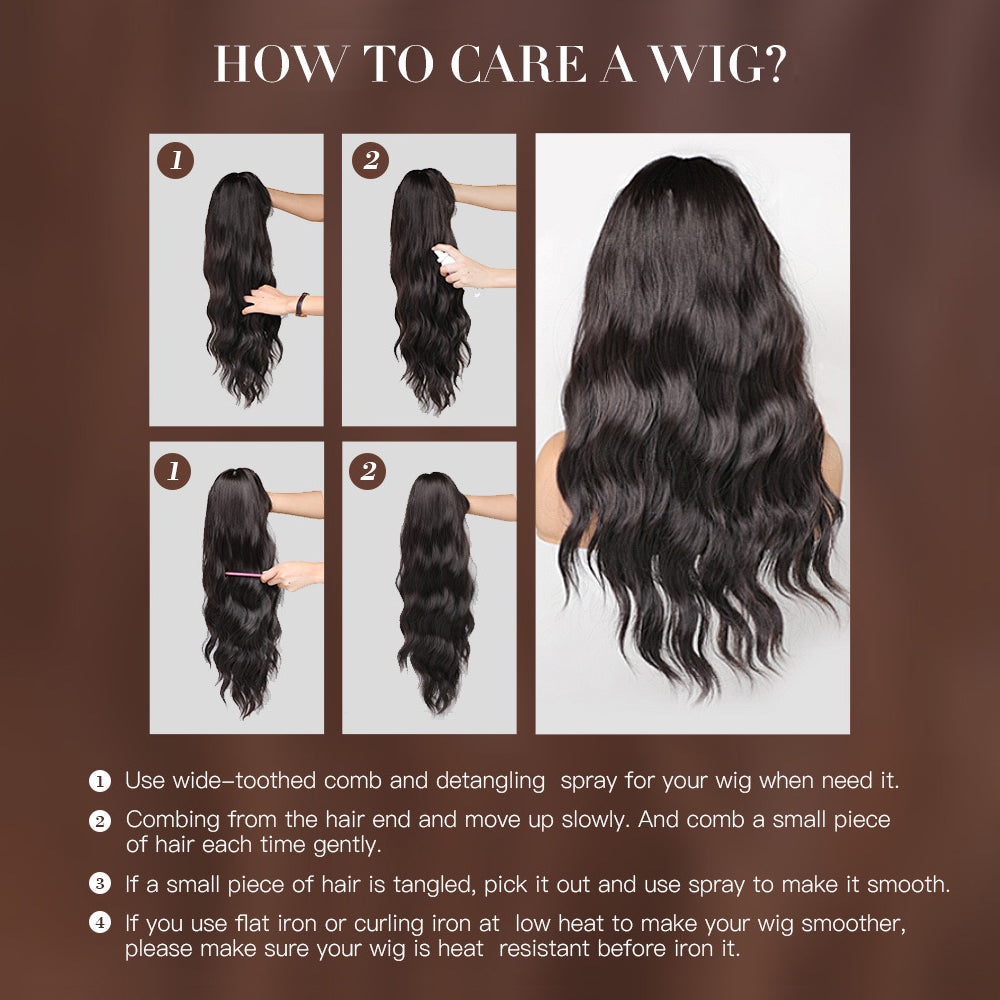 New Highlights Long Curly Hair Fashion Halloween Full Cover Wigs Wholesale